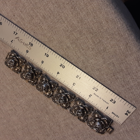 Vintage Spectacular c1940 RUBENS Mexico Rose Bracelet - Picture 12 of 12